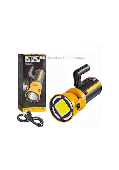 Powermaster Mx-w5164-3 Cob Ledli Çok Fonksiyonlu Işıldak