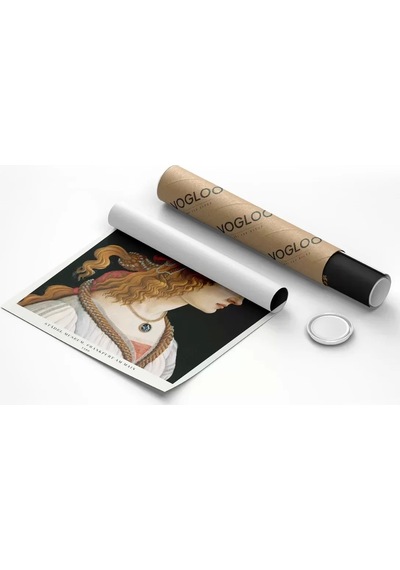 Çerçevesiz Poster Sandro Botticelli Genç Bir Kadının Portresi