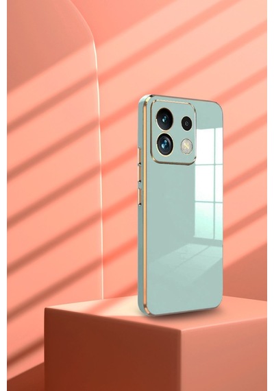 Newface Xiaomi Poco M6 Pro 4g Kılıf Volet Silikon - Açık Yeşil Açık Yeşil