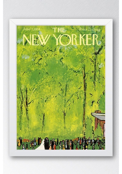 The New Yorker Çerçeveli Tablo June 7 1958