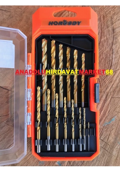 Fixman Ahşap Metal Delici Uç Seti 15 Parça Hss Titanyum Kaplı