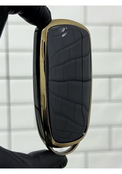 Gma Keys Lüx Chery Tiggo 8 Pro Omoda 5 Tiggo 7 Avantgarde Nano Anahtar Kılıfı Siyah Gold Renk 1.ci Kalite