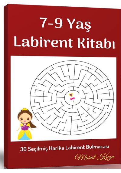 7-9 Yaş için Labirent Bulmaca Kitabı