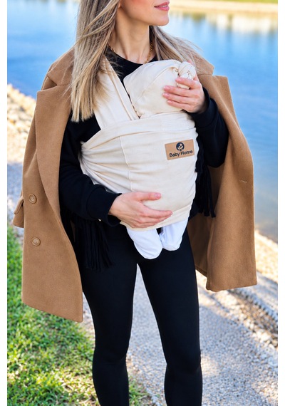 Baby Home Maren Anakucağı Cepli Bebek Taşıma Şalı, Bebek Askısı Sling