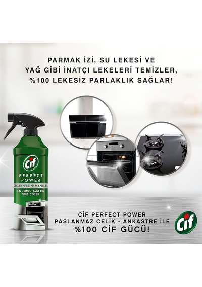 Perfect Power Ocak & Fırın & Mangal İçin Sprey Temizleyici 1 X 435 Ml
