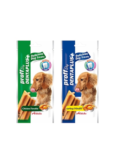Proff Dog 2li Dentaplus Diş Sağlığı Kemirme Ödülü Tavuklu Ve Hindili