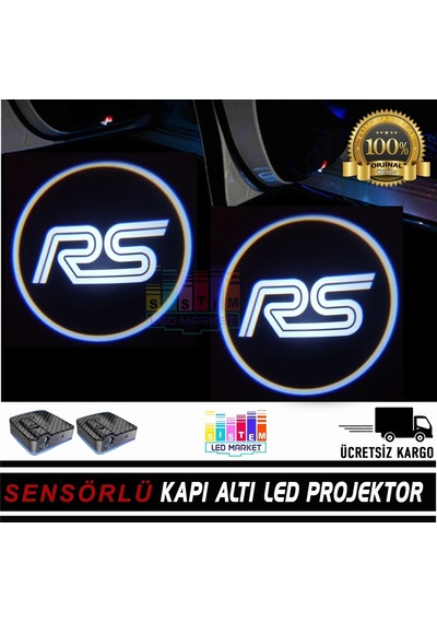 Ford Rs Araçlar Için Pilli Yapıştırmalı Kapı Altı Led Logo (488661189)