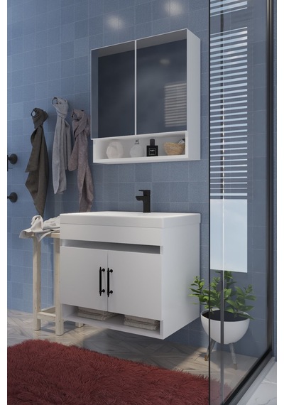 Salvador Banyo Dolabı Çok Amaçlı Banyo Dolabı Beyaz