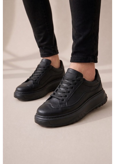 Aymood Jy507 Dara Bağcıklı Cilt Erkek Günlük Sneaker Ayakkabı Cst Siyah Aymood Jy507 Dara Bağcıklı Cilt Erkek Günlük Sneaker Ayakkabı Cst Siyah