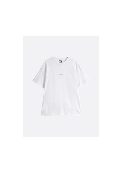 Tommy Hilfiger Tjm Rlx Lınear Logo Tee Ext-6481 Beyaz