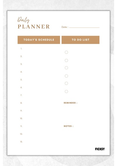 Günlük Planlayıcı - A4 Ebat Yapılacaklar - 30 Yaprak - Daily Planner - 0751 Çok Renkli