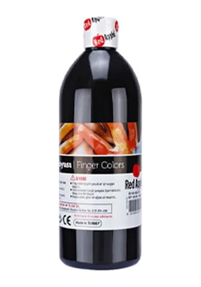 Red Apple Parmak Boya 10x500 Gr 10'lu Set Çok Renkli