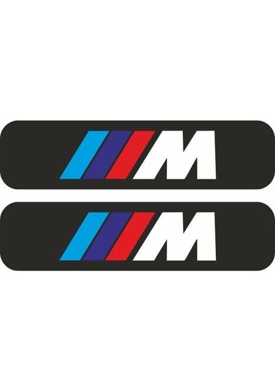 M Dik Logo Damla Stıcker Çok Renkli