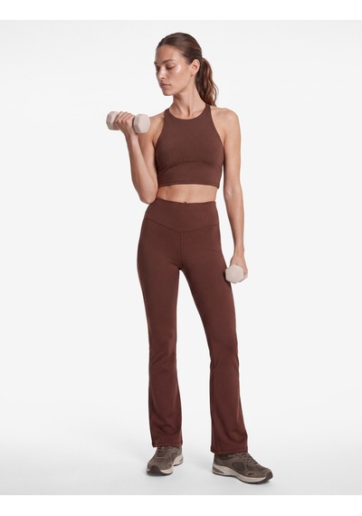 Koton Yüksek Bel Dikiş Detaylı Slim Fit İspanyol Paça Spor Tayt Kahverengi 7wak40130nk Kahve Koton Yüksek Bel Dikiş Detaylı Slim Fit İspanyol Paça Spor Tayt Kahverengi 7wak40130nk Kahve