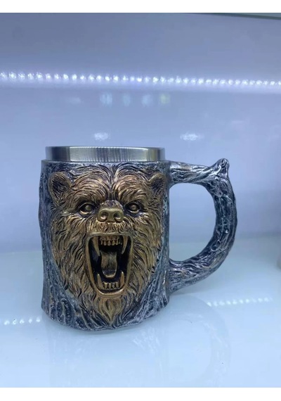 Ayı Çelik Kupa Bardak Kod 230027