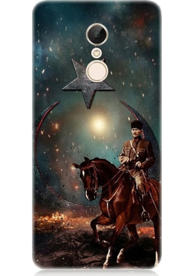 Xiaomi Redmi 5 Uyumlu Mustafa Kemal Atatürk Ve Mücadele Yılları Desenli Silikon Kılıf