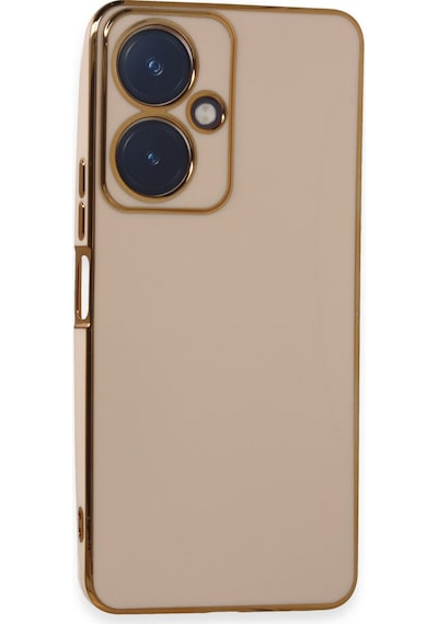 Vivo Y27 Uyumlu Kılıf Volet Silikon - Pembe