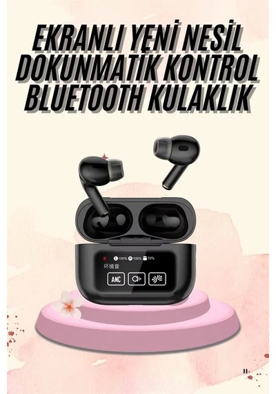 Yeni Nesil Pro Ekranlı Bluetooth Kulaklık 5. 0 Bluetooth Diğer