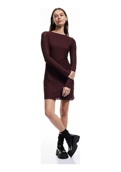 Koton Koton X İnji - Bisiklet Yaka Uzun Kollu Sırt Detaylı Slim Fit Mini Elbise Bordo 5sal80104ık Bordo Koton Koton X İnji - Bisiklet Yaka Uzun Kollu Sırt Detaylı Slim Fit Mini Elbise Bordo 5sal80104ık Bordo