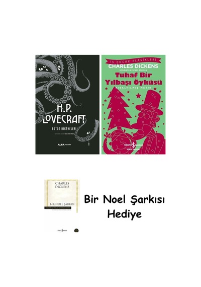 H.p. Lovecraft - Bütün Hikayeleri Ciltli + Tuhaf Bir Yılbaşı Öyküsü + Bir Noel Şarkısı
