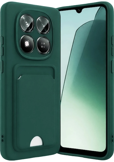 Uryport Xiaomi Redmi Note 15 4g Kelvin Kartvizitli Silikon - Koyu Yeşil