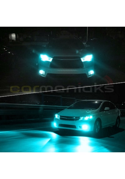 9005 Buz Mavi C6 Led Xenon Far Ampulü Şimşek Etkili 5800LM