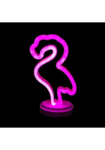 Hubrendy Emin Neon Işıklı Flamingo Masa Gece Lambası 16022316