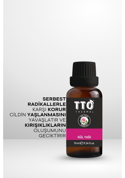 Tto Thermal Gül Yağı 10 Ml – Doğal Narin Cilt & Aromaterapi Yağı