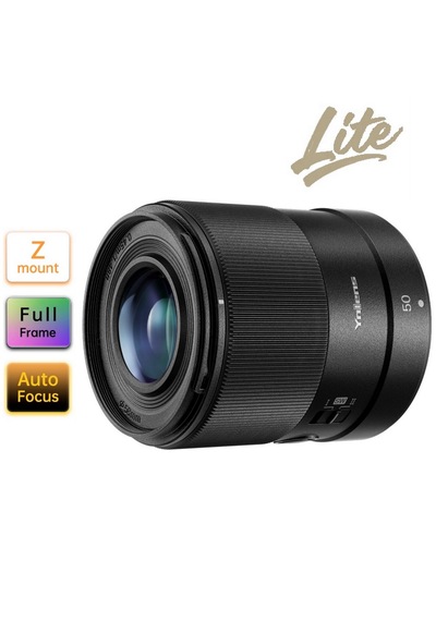 Yongnuo 50mm F/1.8z Df Lite Full Frame Otofokus Lens, Siyah Nikon Z
