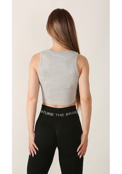 Nature The Brand Ntb Crop Rip Top Light Green, Kadın Spor Crop,kadın Crop,fitness Crop,yoga Crop, Esnek Terletmez SU YEŞİLİ