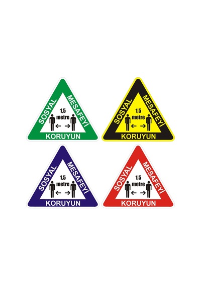 Sosyal Mesafe Uyarı (433468481)