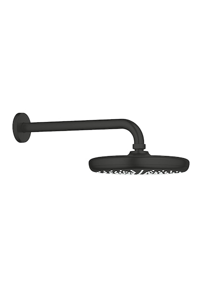 Grohe Tempesta 210 Tek Akışlı Tepe Duşu Seti 286 Mm - 1022182430 Siyah