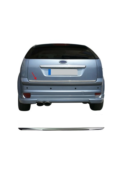 Ford Focus 3 Hb Uyumlu Bagaj Alt Çıta 2011-2017 Paslanmaz Krom