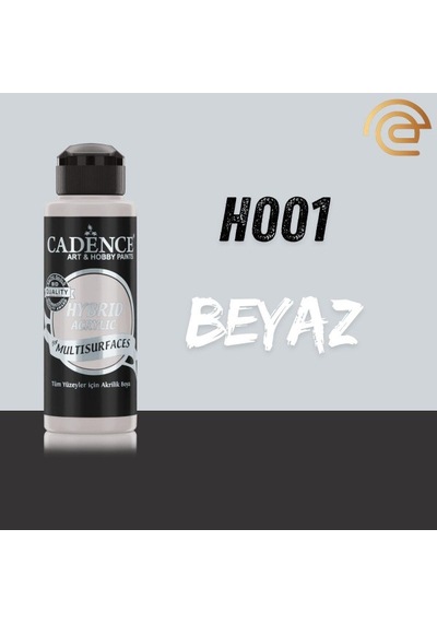 Cadence Hybrid Multisurface Akrilik Boya 120 Ml H001 Beyaz