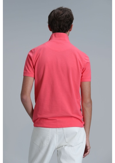 Lufian Erkek Laon Smart Polo T-shirt 111040164 Pembe