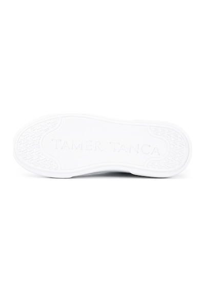 Tamer Tanca Erkek Hakiki Deri Beyaz Sneakers & Spor Ayakkabı 1212 2501 Erk Ayk Y26 Beyaz Fltr Beyaz1