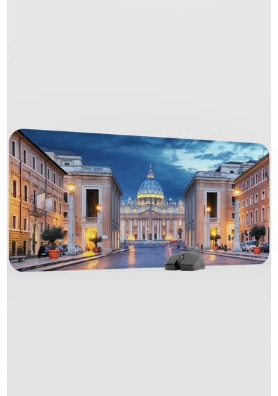 Vatikan V2 90x40 Xxl Gaming Kauçuk Kaymaz Taban Mouse Pad Fare Altlığı
