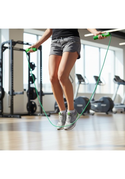 NK Spor Crossfit Fitness Atlama İpi Yeşil