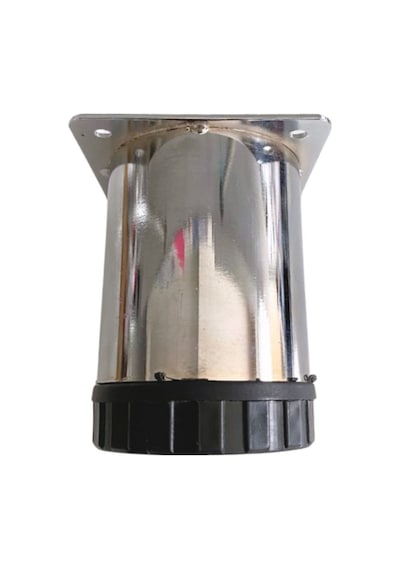 Metal Krom 8cm Ayak Mobilya Masa Ve Dolap Ayağı Krom 8cm Çap 60mm