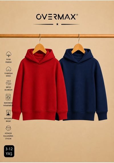 Overmax Çocuk 2 Li Sweatshirt Takımı 3-12 Yaş Lacivert-kırmızı - 917353073 Lacivert-kırmızı Overmax Çocuk 2 Li Sweatshirt Takımı 3-12 Yaş Lacivert-kırmızı - 917353073 Lacivert-kırmızı
