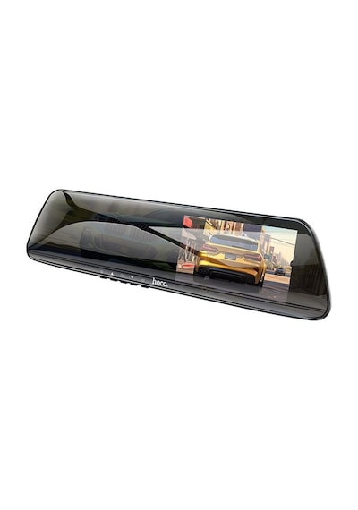 Hoco Dv4 Dvr Ön Ve Arka Sürüş Kaydedici 4,5 İnç Lcd Dikiz Aynası Araç Kamerası