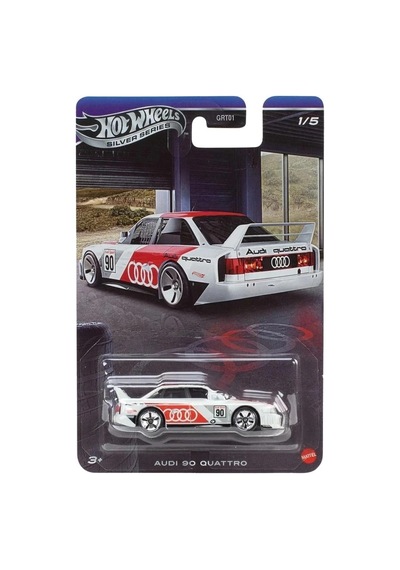 Hot Wheels Silver Series Audi 90 Quattro Grt01 1/5 Model Araba Beyaz