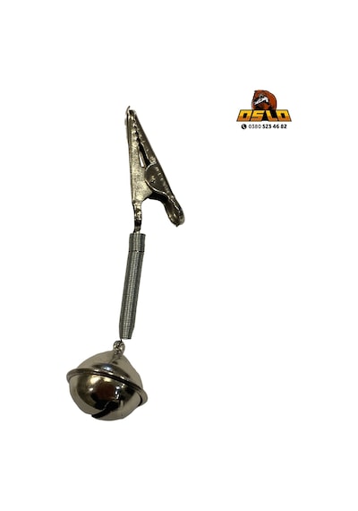 Mandallı Kamış Olta Balık Zili Tekli Metal