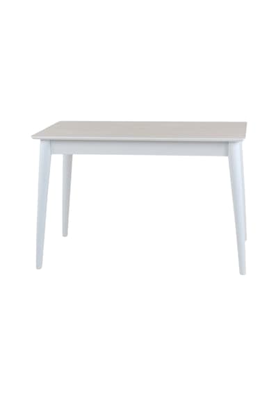 Dfy101 Mdf Yemek Masası Modern Minimalist Mutfak Salon Masası Şık Kullanışlı Dekoratif Tasarım Traverten - Beyaz Dfy101 Mdf Yemek Masası Modern Minimalist Mutfak Salon Masası Şık Kullanışlı Dekoratif Tasarım Traverten - Beyaz