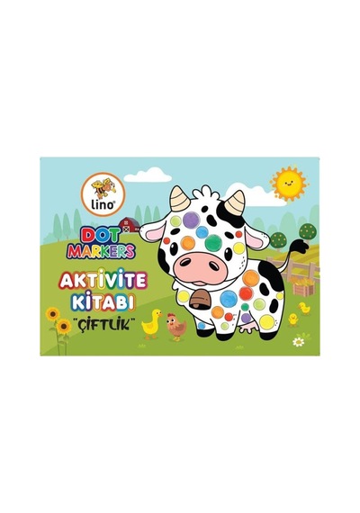 Lino Dot Markers Aktivite Kitabı - Çiftlik