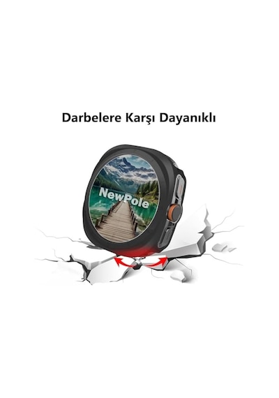 47mm Için Ekran Tam Kaplayan Kasa Kılıf Yüksek Hassasiyetli Kılıf Ultra 47mm İle Uyumludur Şeffaf