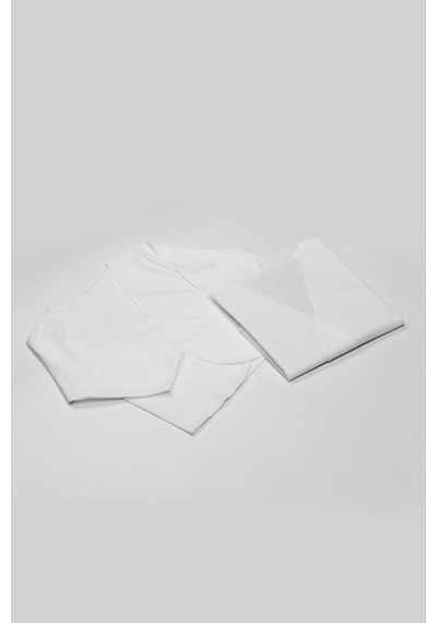 Erturkstore Organik 2'li Basic İç Zıbın 17120 Ekru Çok Renkli
