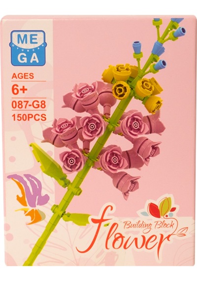 Building Block Flower 150 Parça Çiçek Aslanağzı