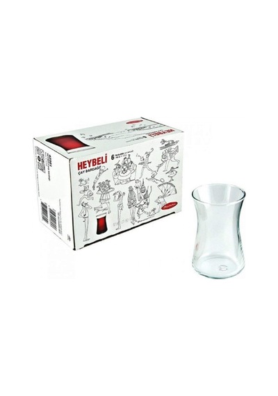 42361 Heybeli Çay Bardağı 6'li 165 Cc Çok Renkli
