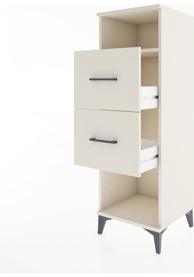Hyperion Dolap Tek Raflı 2 Çekmeceli 44x44x134 Aytaşı-aytaşı Aytaşı